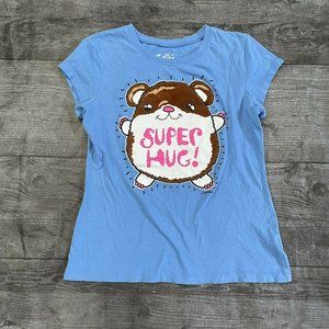 Girl’s Justice Hamster Mouse Super Hug Shirt 12